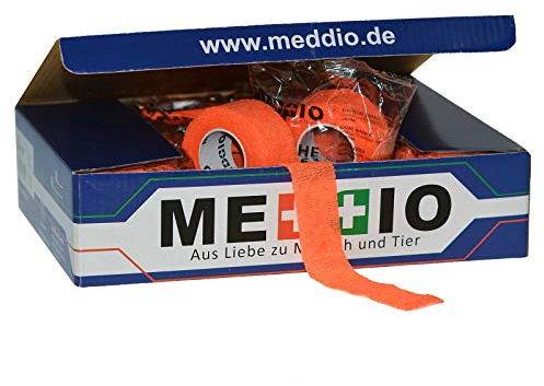 24 Rollen Fingerpflaster latexfrei selbsthaftend Pflaster Wundpflaster 2,5cm orange