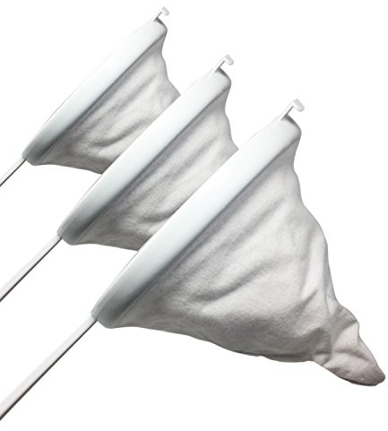 Space Home - Set di 3 Colini Flanella - Colino Panno - 16, 18 e 20 cm