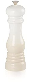 Le Creuset Salzmühle, ABS-Kunststoff, 6,2 x 6,2 x 20,8 cm, Keramik-Mahlwerk, Meringue, 44002217160000