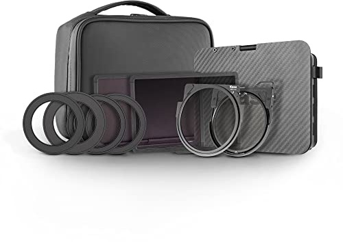 Kase MovieMate Magnetische Matte Box Master Kit Stoßfester Filterhalter 67 mm 72 mm 77 mm 82 mm optisches Glas: 4 Filter: CPL, Vari ND 2 bis 5 Stop, ND6 Grad 0,9