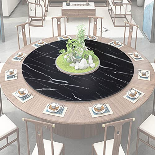 Plateau De Service Rotative Pour Table À Manger, 70/80/90cm Lazy Susan Plateau Tournante Rond, Table Tournante En Bois, Plateau Pivotant À Rotation, Roulement Silencieux ( Color : A , Size : 50cm-20in