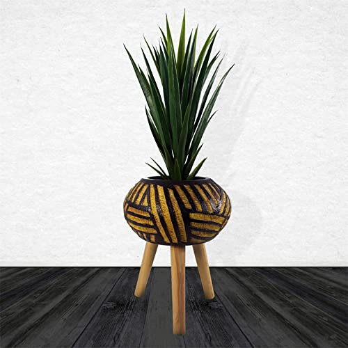 Leaf Extra Large Cachepot Planters, 45cm Oval Bali