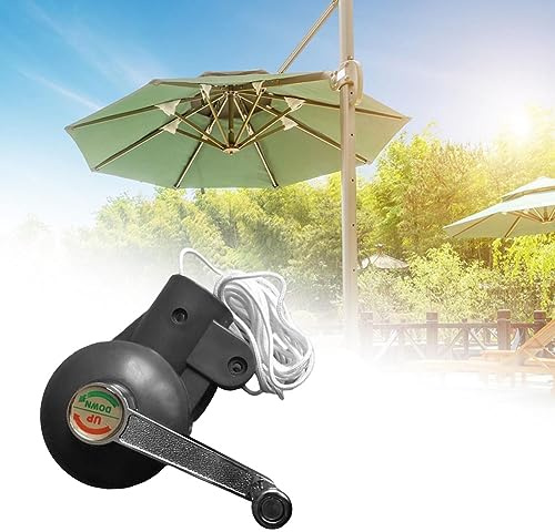 FACULX Manivelle de parapluie, accessoires de parasol de terrasse, accessoires de parapluie d'extérieur de rechange pour support en acier inoxydable, pièces de rechange pour parasol suspendu sur le