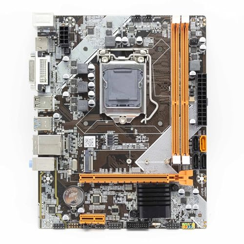 Simpletek - Carte mère Micro - ATX LGA 1155 B75 DDR3 M2 SATA PCIe NVMe Compatible avec les processeurs de 2e et 3ème génération | Emplacements HDMI DVI-I