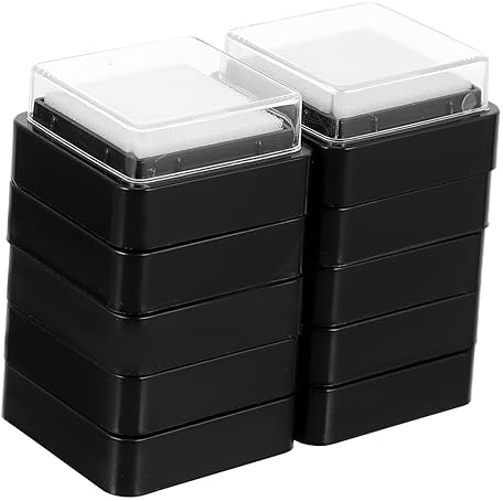 HAPINARY 10stücke Teiliges Leeres Mehrzweck DIY Ink Pads Aus Robustem Schwamm Leicht Kompakt Geeignet Für Scrapbooking Und Bastelprojekte