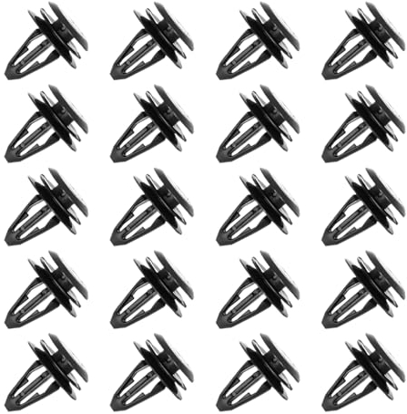 CGEAMDY 20 Pezzi Fissaggio Clip Auto Clip Set, Auto Corpo Paraurti Fastener Push Pin Rivetto, Auto Clip Di Mantenimento E Fissaggi in Plastica E Kit, Per Per Pannelli Paraurti Di Porte Di Autoveicoli
