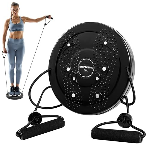 Belle Vous Taillen Twister Übungsgerät - Sportgeräte Zuhause - Bauchtrainer für Zuhause - Waist Trainer - Taillentwister - Sportgeräte Fitness Zuhause und Gym - Sportgerät