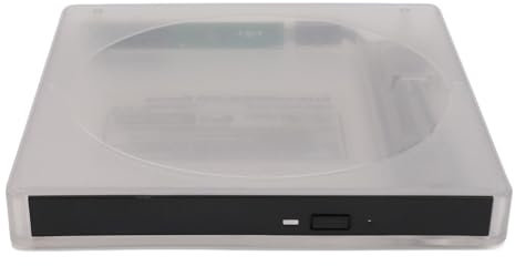 Gehäuse für Optisches -Laufwerk, Transparent, USB 3.0 Typ C, 5 Gbit/s, Externe CD-DVD-BD-Laufwerksbox für Laptop, mit Auswurftaste, für OS X