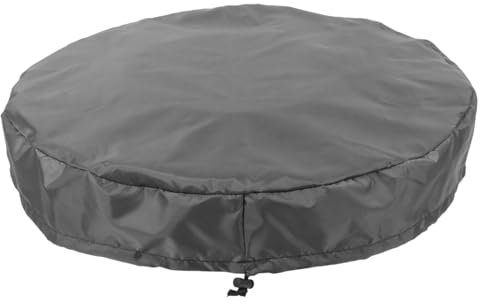 CIMAXIC Regentonnenabdeckung Aus Wasserdichte Schutzabdeckung Für Wasserfässer Abdeckung Für Außenbereich Mit Verstellbarem Kordelzug Geeignet Gallonen-fässer Und Mülltonnen