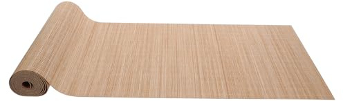 HEATSHAKING Runner da Tavolo in Bambù Tagliabile 30cm X 2m, Stuoia Arrotolabile Resistente al Calore, Tovagliette da Pranzo Naturali per Cucina, Feste e Uso Quotidiano