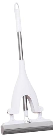 LOVIVER Mini trapeador portátil, Herramienta Corta con Mango exprimidor, Cepillo de Limpieza pequeño, trapeador Corto autoexprimidor para baño, Escritorio,