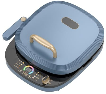 Padella Elettrica, Teglia Elettrica Rimovibile, Teglia Elettrica Antiaderente, per Barbecue, Panetteria, Bistecca, Pancake all'Uovo, 1500W
