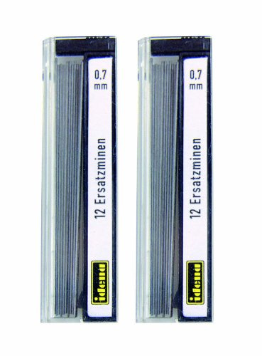 Idena 511239 - 24 Ersatzminen, 0.7 mm für Feinminenstifte