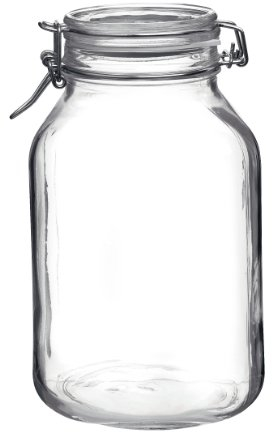 BORMIOLI - barattolo in vetro con chiusura a leva, 3,00 l