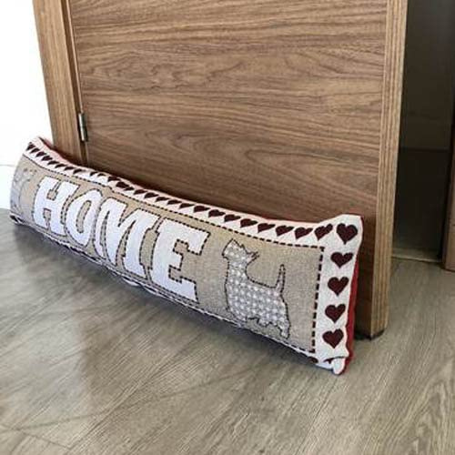 Bresme Dekorative Textil-Zugluftstopper – Wärmeisolierung für Untertüren, originelles Design aus der Kollektion Home, Universalgröße 85 cm lang