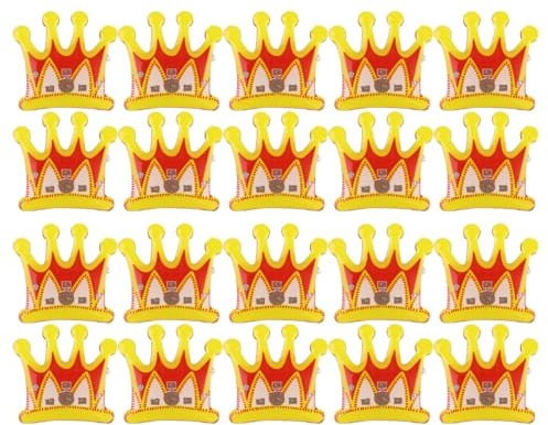 Toyvian Leuchtende Kronenbrosche 25Er Set Led Anstecknadeln Blinkende Broschen Für Party Weihnachten Geschenk Accessory Dress up Dekoration