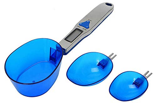 Vogueing Tool Kitchen Spoon Scale Weighing Spoon 3Pcs Detachable Electronic Digital Kitchen Measuring Spoon with LCD Display for Kitchen, Lab, Medicine, Industry, etc（300g/0.1g）