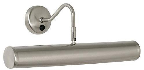 Britalia Antique Chrome Vintage Retro Picture & Mirror Light | Adjustable Head | 390mm Width | Rocker Switch Operation | 2 x SES E14 Lamps Required (Not Included)