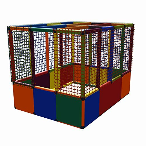 move and stic 6954 Lucy Ballcenter Kugelbad Bällebad Baby Bällepool Bälle Bad Ballbad für Kinder ohne Bälle Multicolor