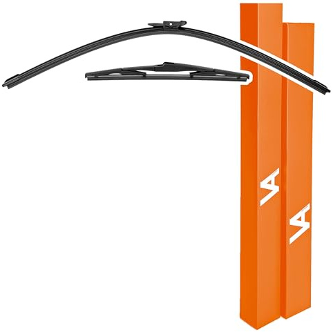 VIA ALBION® Scheibenwischer passend für Peugeot 108, Toyota Aygo [Mk2*] - ab 2015 - Front & Heck Wischerblätter