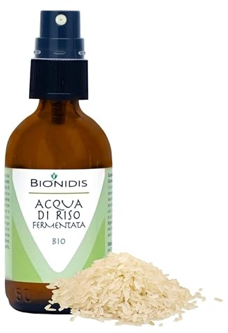 BIONIDIS – Acqua di Riso Bio 100% Naturale 50 ml, Rinforzante Capelli e Illuminante Viso per Skincare Coreana