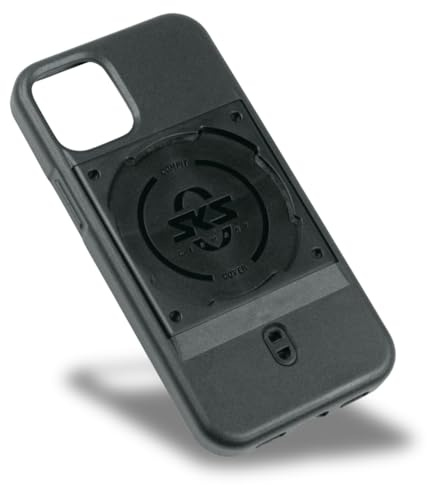SKS GERMANY COMPIT COVER för iPhone 13 Mini mobiltelefonfodral med fästanordning för COMPIT-system (behaglig känsla, stötabsorberande, med monteringsanordning, tillverkad av nötningsbeständig plast)