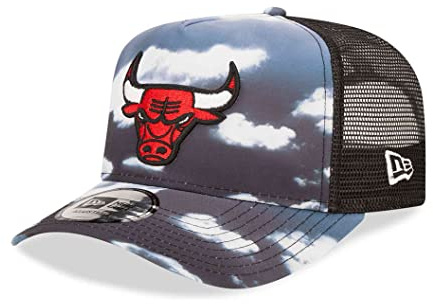 New Era - NBA Chicago Bulls Cloud All Over Print Trucker Snapback Cap