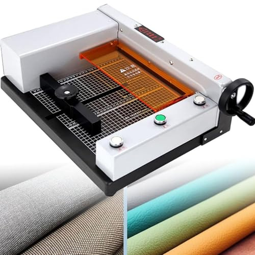 Hydravex Taglierina elettrica per Carta, taglierina Automatica per Carta, Spessore di Taglio 40 mm, Macchina da Taglio per Carta da Tavolo, taglierina per Carta Industriale Resistente, per Ufficio