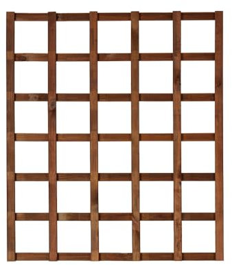 Griglia in legno per esterno Hortus color castagno 90 x 90 cm - Spedizione Gratuita da 99€