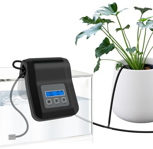 Sistema di irrigazione automatico, irrigazione automatica fai da te con timer digitale programmabile, irrigazione automatica per piante, ideale come sistema di irrigazione per vacanze