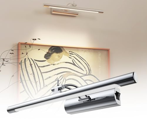 HENGMEI LED Spiegelleuchte Bad 10W Badleuchte, IP44 Wasserdicht Badezimmer Lampe Badlampe Spiegellampe für Wandbeleuchtung und Spiegel Beleuchtung (Type-J03-Neutralweiß)
