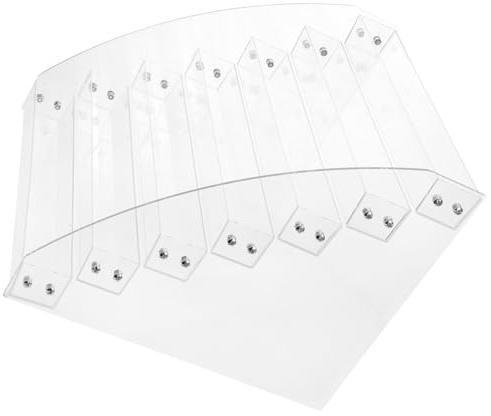 DECOMELODY Estante Acrílico para Almacenamiento y Organización de Esmaltes de Uñas Multi-capas Diseño Transparente Adecuado para Escritorio y Tocador