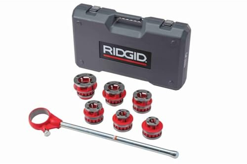 RIDGID 36475 Modell 12-R Ratschen-Gewindeschneider Set 1/2 bis 2 Zoll NPT