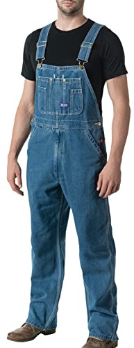 Liberty Big Smith Men's Stonewashed Bib Overall, 36x30