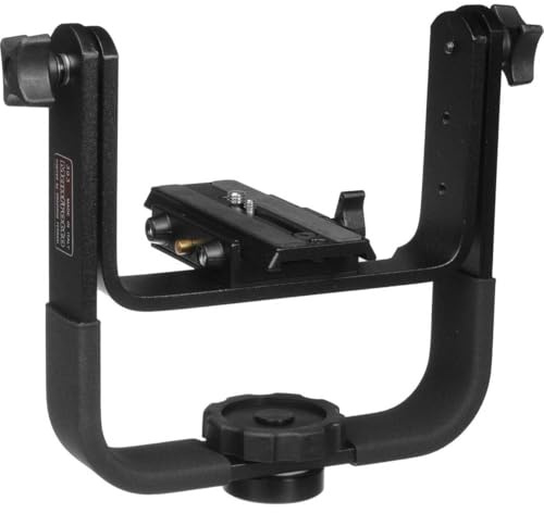 Manfrotto 393 Heavy Teleobjektiv für Einbeinstativ ersetzt 3421, Schwarz