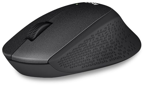 Logitech M330 Silent Plus Wireless Mouse (USB for Windows/Mac/Chrome OS/Linux) - Black (Certified Refurbished)