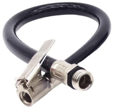 SILULCM - Tubo flessibile per gonfiaggio pneumatici per moto e auto (37,5 cm, colore immagine)