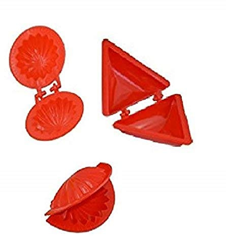 Garden Of Arts Plastic Gujiya/Gujia Maker Mould/Homemade Stuffed Karanji Maker (Samosa Kachori Gujiya)