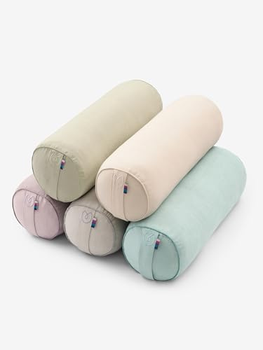 Yogamatters Organic Cotton Chambray Buckwheat Bolster (Melow Taupe)