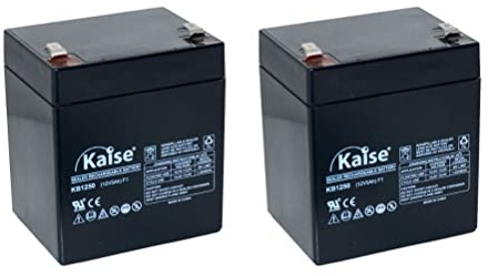 Kaise blybatteri AGM VRLA 12V- 5 Ah, modell KB1250 F1/2 st