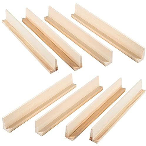 Toddmomy 8 Stück Domino-Racks Holz Domino-Tabletts Holz Domino-Halter Für Mexikanischen Zug Anderes Zubehör Für Domino-Spiele