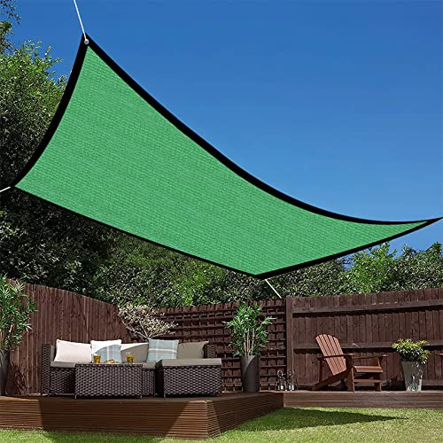 Pomurom Sombra 3x4m, Toldo Vela con Ojales, Red Sombra Toldo Parasol Red Aislamiento, 70 Tasa Sombreado, CubierSombra para Piscina, Jardín, Patio, Plantas Flores, Balcón, Invernadero