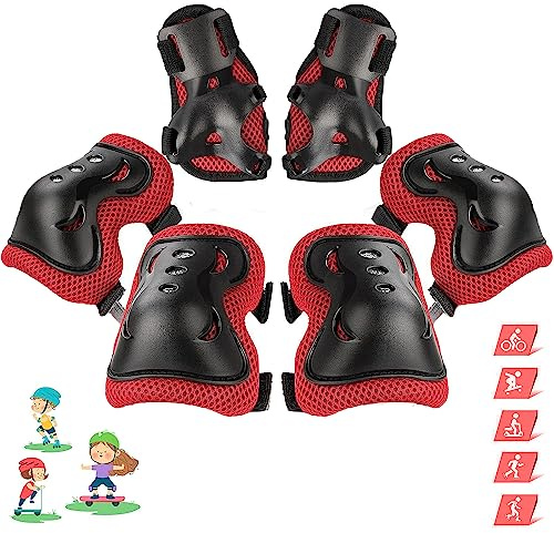 Protezione Da Skate Per Bambini, Protezione Kit Per Bambini, Protezione Pattini Bambino, Adatto Per Il Ciclismo, Pulegge In Linea, Skateboard, Per Proteggere La Vostra Sicurezza In Tempi Di Pericolo