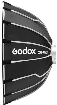 Godox QR-P60T - Softbox parabolico a sgancio rapido da 23,6 con supporto Bowens