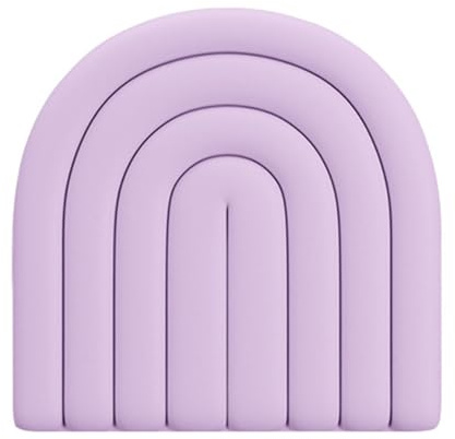 YSZBD Wandpaneele Polster Selbstklebend Polster Kopfteil Polsterpaneel Wand Wandpaneele Bett Gepolstert Wohnzimmer Bett Lendekissen Wandpolsterung(#Purple)