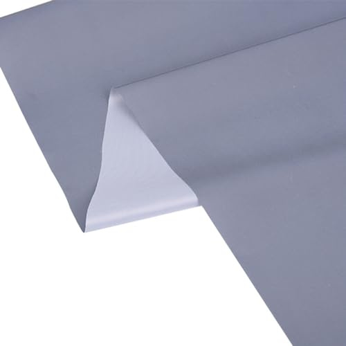 Tessuto riflettente, larghezza 50 cm, grigio argento, strisce di sicurezza, cuciture sintetiche, tessuto fai da te, cucito, materiale per indumenti, 0,5 m x 1 m