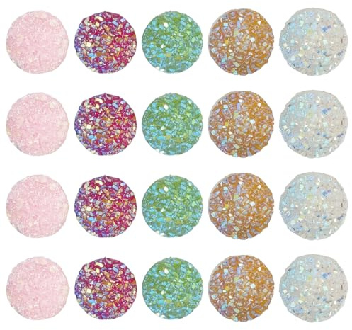 ECSiNG 80 Stück 1,2 X 1 cm Bunte Reißzwecken mit Diamanten Dekorative Farbige Reißzwecken mit Diamanten für die Pinnwand-Dekoration Und Zum Befestigen von Notizen
