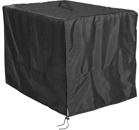 Wasserdichte Sandfilteranlage Abdeckung, Poolpumpen Abdeckung, Poolpumpe Außenbereich Abdeckung, 420D Oxford Tuch Wärmepumpen Abdeckung für Klimaanlage, Boxen, Outdoor Foun(Schwarz, 84*61*86CM)