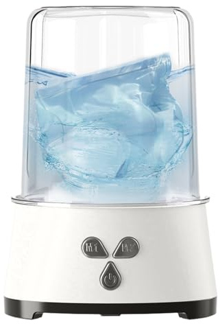 Portable Washing Machine, Washing Machines, | Rechargeable Portable Washing Machine | 2 Washing Programs, Long Life Battery, Travel Accessories For Tenants And Business Travelers