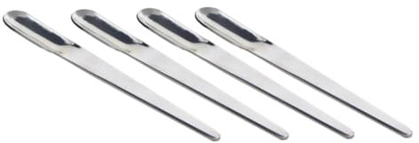 Abaodam 4pezzi Cucchiaini Da Caffè Espresso in Acciaio Resistente Cucchiaini Per Gelato Utensili Da Cucina Multiuso Adatti Bevande e Dolci